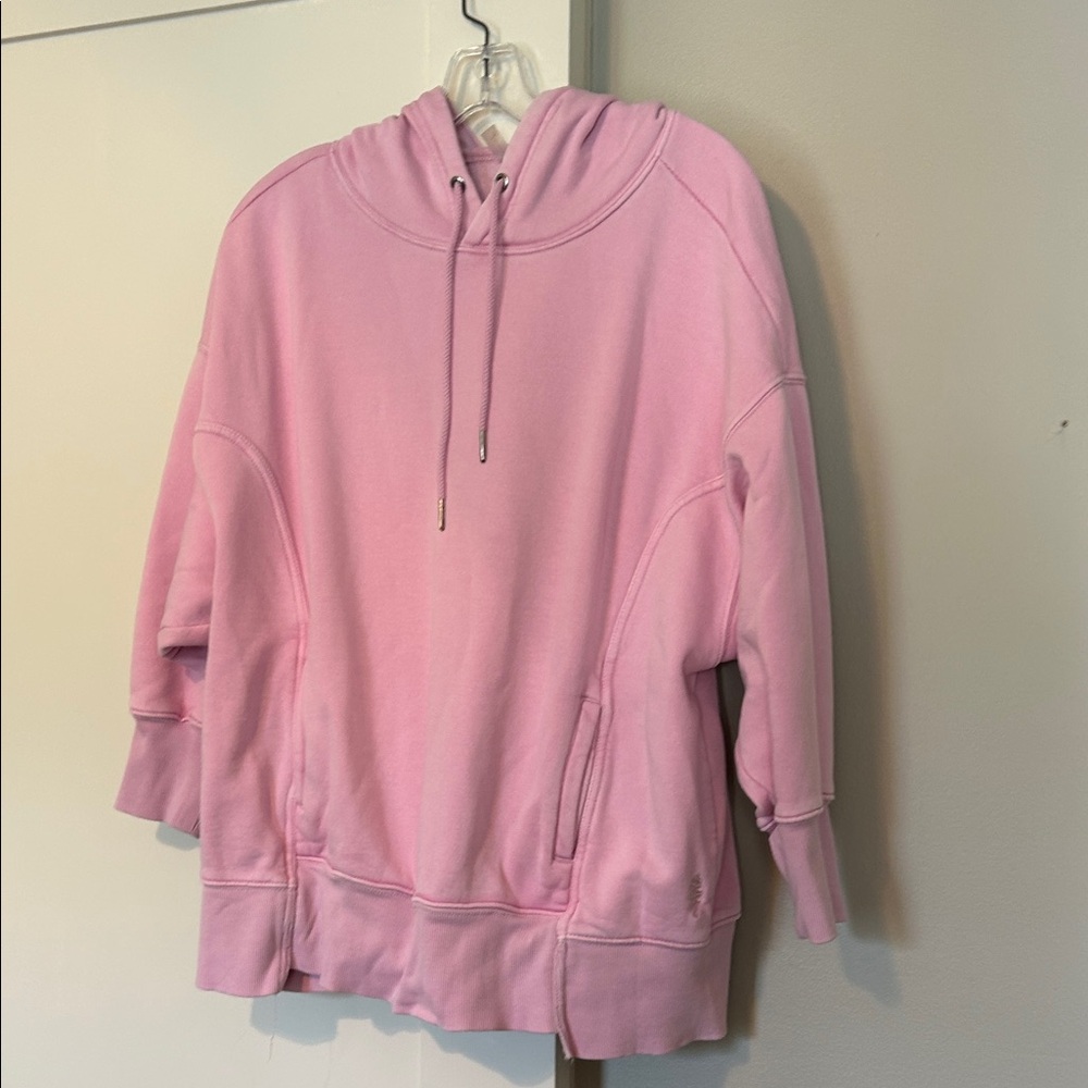 Free People Movement Sprint to Finish Pink Hoodie